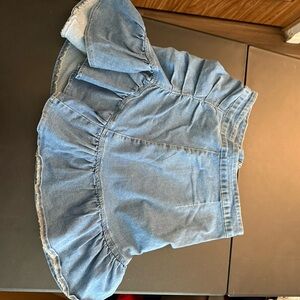 SHEIN Blue Denim Skirt